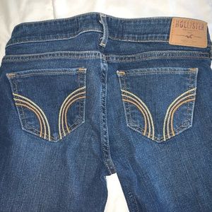 Hollister boot cut jeans.